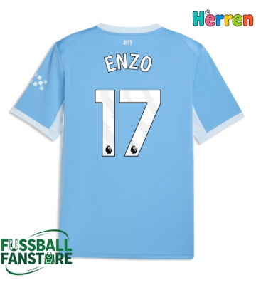 Manchester City Enzo Fernandez #17 Replik Heimtrikot 2026-27 Kurzarm
